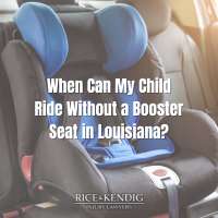 when can my child ride without a booster seat